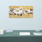 Japans kuddekranen  Vogelrijk Classic Spandoek (Beurs)