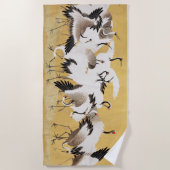 Japans kuddekranen  Vogelrijk Classic Strandlaken (Voorkant)