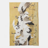 Japans kuddekranen  Vogelrijk Classic Theedoek (Verticaal)