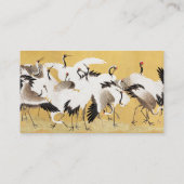 Japans kuddekranen  Vogelrijk Classic Visitekaartje (Achterkant)