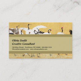 Japans kuddekranen  Vogelrijk Classic Visitekaartje