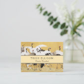 Japans kuddekranen Vogelrijk Classic Visitekaartje (Staand voorkant)