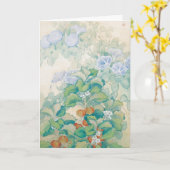 Japans Kunst aangepaste wenskaart Kaart (Gele Bloem)