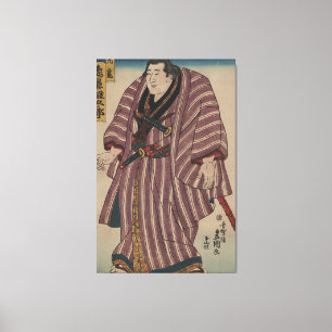 Japans Kunst Afbeelding - Sumo Wrestler Canvas Afdruk