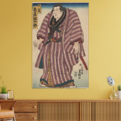 Japans Kunst Afbeelding - Sumo Wrestler Canvas Afdruk (Insitu (Woonkamer))