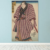 Japans Kunst Afbeelding - Sumo Wrestler Canvas Afdruk (Insitu (Houten vloer))