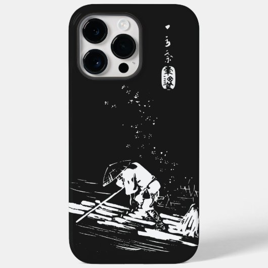  japans kunst bloemblaadjes bestrooi een vlot Case-Mate iPhone case (Achterkant)