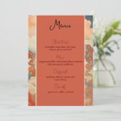 Japans kunst bruiloft menu (Staand voorkant)