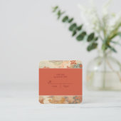 Japans Kunst Bruiloft RSVP Informatiekaartje (Staand voorkant)