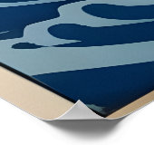 Japans  kunst, zijden papier schilderen, liefhebbe poster (Hoek)