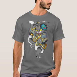 Japans kunstkleed Samurai Opera Masker (2) T-shirt