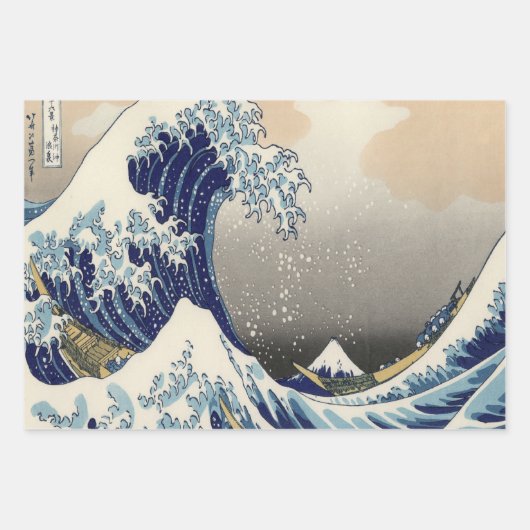 Japans kunstlandschap Great Wave Inpakpapier Vel (Voorkant)