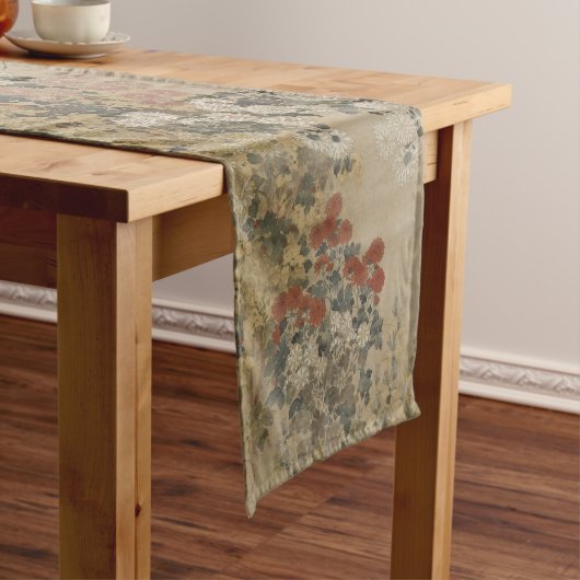 Japans kunstlijstrunner korte tafelloper (Voorbeeld)