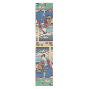 Japans kunstlijstrunner korte tafelloper