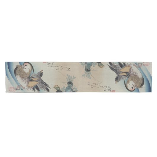 Japans kunstlijstrunner korte tafelloper (Horizontaal)