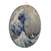 japans kunstoceaanlandschap grote golf dartbord (Voorkant Links)
