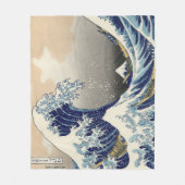  japans kunstoceaanlandschap grote golf fleece deken (Voorkant)