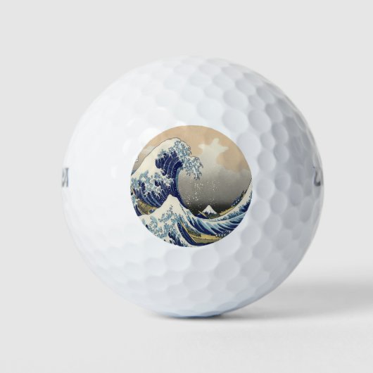  japans kunstoceaanlandschap grote golf golfballen (Voorkant)