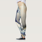  japans kunstoceaanlandschap grote golf leggings (Links)