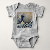  japans kunstoceaanlandschap grote golf romper (Voorkant)