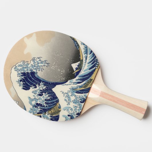  japans kunstoceaanlandschap grote golf tafeltennisbatje (Zijkant)