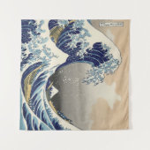 japans kunstoceaanlandschap grote golf wandkleed (Voorkant (horizontaal))