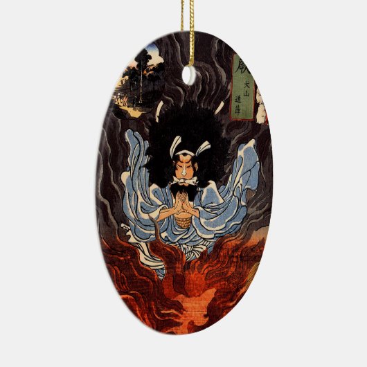 Japans kunstschilderij keramisch ornament (Rechts)