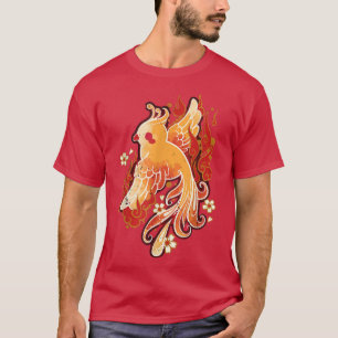 Japans kunstvogeltje kawaii sakura sakura Tree Blo T-shirt