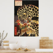  Japans kunstwerk - De tijger van Ryōkoku Poster (Keuken)
