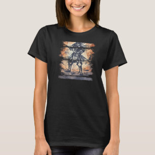 Japans kunstzinnig Samurai Bushido Warrior Katana- T-shirt