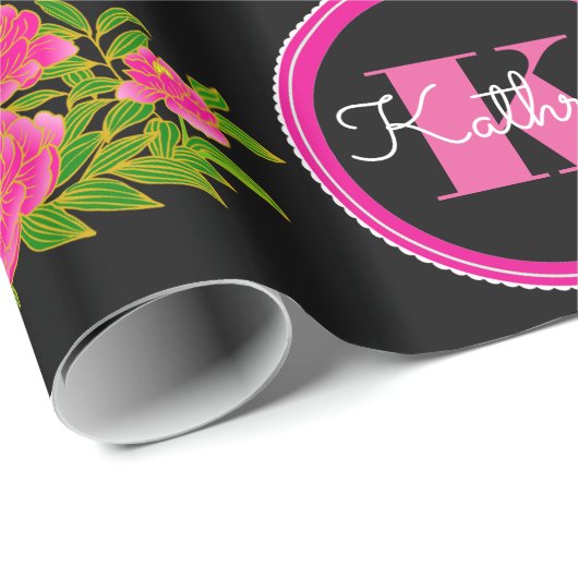 Japans kunstzinnige pony's Multi Occasion Cadeaupapier (Rol Hoek)