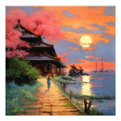 Japans kust-impressionisme foto afdruk (Voorkant)