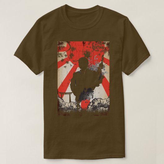 Japans kweeklid Samurai Warrior (2) T-shirt (Design voorkant)