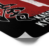 Japans Kyokushin Karate Martial Art Gift Poster (Hoek)