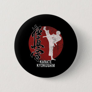 Japans Kyokushin Karate Martial Art Gift Ronde Button 5,7 Cm