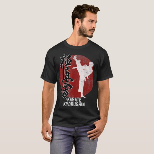 Japans Kyokushin Karate Martial Art Gift T-shirt (Voorkant volledig)