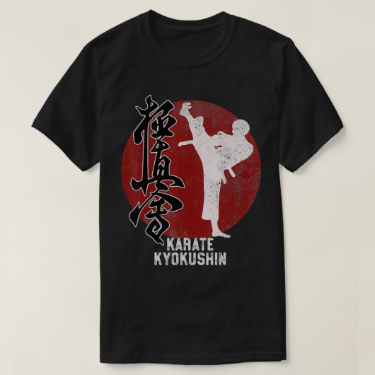 Japans Kyokushin Karate Martial Art Gift T-shirt (Design voorkant)