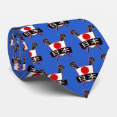 Japans Lacrosse Logo Stropdas (Opgerold)