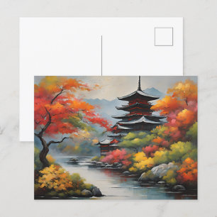 Japans landschap briefkaart