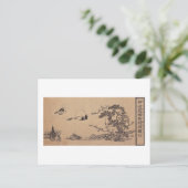 Japans landschap briefkaart (Staand voorkant)