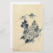 japans landschap briefpapier (Voorkant / Achterkant)