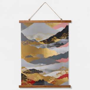 Japans landschap hangend wandkleed