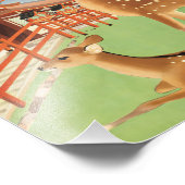 JAPANS LANDSCHAP | heilig hert van Nara | tempel Foto Afdruk (Hoek)