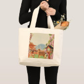 JAPANS LANDSCHAP | heilig hert van Nara | tempel Grote Tote Bag (Voorkant (product))