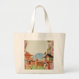 JAPANS LANDSCHAP | heilig hert van Nara | tempel Grote Tote Bag