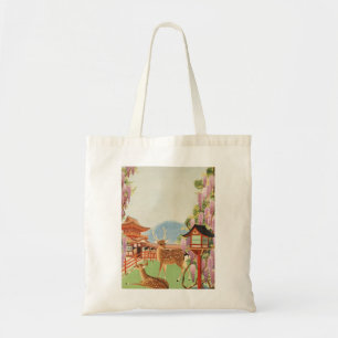 JAPANS LANDSCHAP heilig hert van Nara tempel Tote Bag