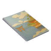 JAPANS LANDSCHAP | Itsukushima | papiersnijden Notitieboek (Rechterzijde)