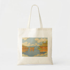 JAPANS LANDSCHAP | Itsukushima | papiersnijden Tote Bag
