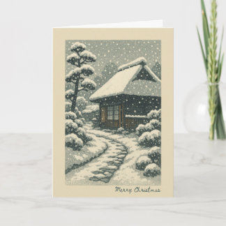 Japans landschap - Kerst Kaart