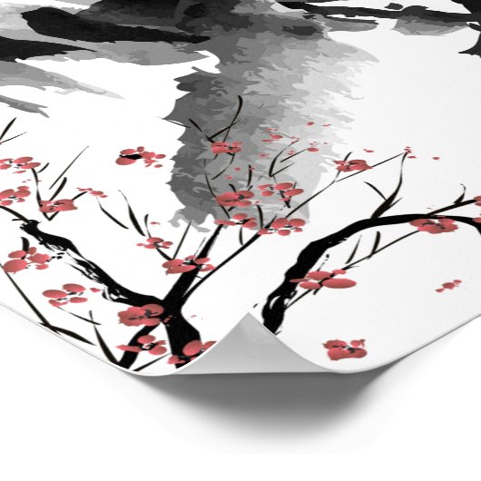 Japans landschap Poster (Hoek)